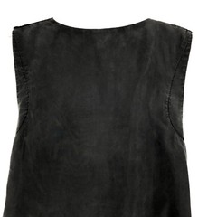 Womens Dress Size S Small Silk Viscose Black Draped Embellished Edun Sleeveless