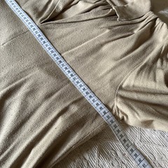 Masscob gold lichen raw silk Dress Size Medium NWOT