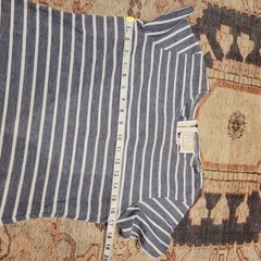 Tuckernuck Sail To Sable Sailor Nautical Preppy Blue White Strips Dress Medium