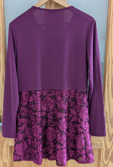 JOE BROWNS DESIGNER BURGUNDY / PLUM TWIN SET ALL IN ONE UK SIZE 14