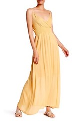 WEST KEI Gauze Sleeveless Maxi Dress Women&rsquo;s Sz. Small (Mustard)