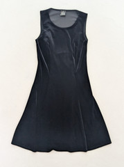 My Michelle Vintage 90s Women&rsquo;s Velour Dress Size S Black Gothic Whimsigoth