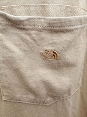 THE NORTH FACE Crew Neck Cotton Dress Beige NTW3154 Used