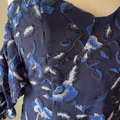 BARDOT Sapphire Lace Off the Shoulder Blue Dress-Sweetheart Mini-Sz 6-RRP $119