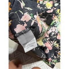 Petal and pup NWT Annabelle halter neck midi dress black floral XL
