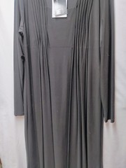 Antthony Originals Stretch Knit Short Sleeve Pleat Front Twofer Dress Size L
