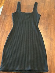 Solid And Striped Bodycon Dress
