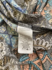 Tua Tua Tua Tua Dress Boho Faux Wrap Maxi Paisley Mixed Print Western Festival S