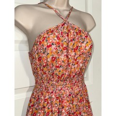 Rewind Floral Halter Maxi Dress, Women&rsquo;s Size S