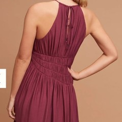 MOULINETTE SOEURS MAUVE RIBBED DRESS..SIZE 2P