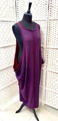 ALAMBIKA LONG COLOURFUL DRESS TOP SIZE – S – M – MADE IN ISRAEL.