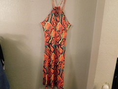 Womens Large Summer Halter Floral Print Ruched Bodycon Midi Dresses Hollow Out