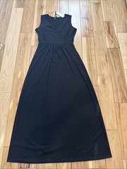 Woosea Sleeveless Maxi Dress Womens Size M Black NWT