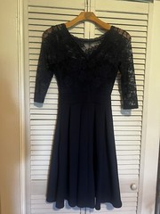 MIUSOL Women’s Size Small S Dress Fit & Flare Lace Aline Knee Length Wedding