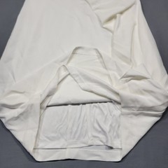 Shift Asymmetrical One-Shoulder Mini Dress Women Size Medium Cream Ivory Ruffles