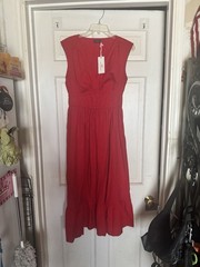 Vineyard Vine Women&rsquo;s Red Maxi Dress Size S