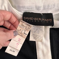 Vintage David Benjamin Womens Drop Waist Dress Size 12 NEW Pleated Secretary USA