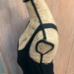 Vintage 90s Kathryn Conover LBD Cocktail Dress midi maxi pretty woman 12