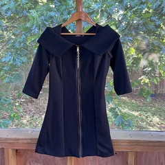 Gil Santucci Women&rsquo;s Back Zip Front Mini Dress Size 42 (U.S. 6)