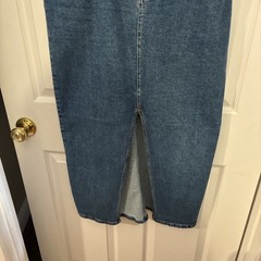 Denim Dress Split In Front