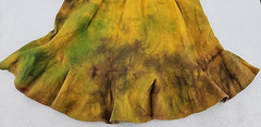 Express (01/22) Women&rsquo;s Medium Linen Blend Dress Procion Ice Tie Dyed Upcycled