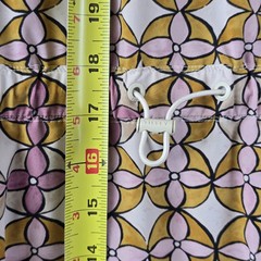 $120 Tilley Tech SLK Tank Dress XL Pink Mosaic UPF 50+ Back Vent Zip Pockets NEW