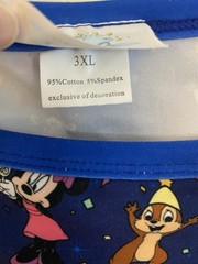 Disney Character Print Dress 3XL