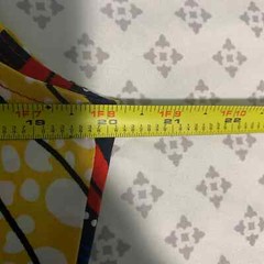 Sucrefas Asymmetrical Dress Womens XXXL Multicolor Ethnic Geometric Print NWT
