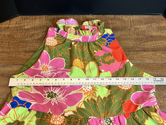 TCEC Mini Dress Size Medium Floral Tiered Ruffle Party Vacation Preppy College
