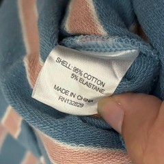 Lovers + Friends Pink Blue Striped Julianne Midi Dress Size Small