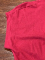 Lacoste Red Women&rsquo;s 4 Belted Logo Cowl Neck Tennis Polo Shirt Dress Skirt