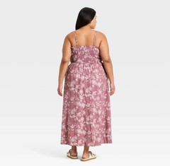 Women&rsquo;s Sleeveless Ruffle Maxi Floral Sundress – Universal Thread 1X