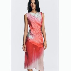 NWT Significant Other Tropical Bloom Watercolor Farrah Sleeveless Midi Dress 10P