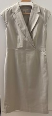 Banana Republic Beige V-Neck Sheath Dress (Size 4)