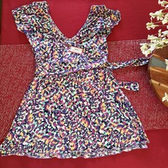 Wicked Weasel Mayflower Rainbow Leopard 5184 Dress