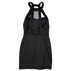Speechless Black Rhinestone Collar Halter Bodycon Cocktail Dress Sz 3