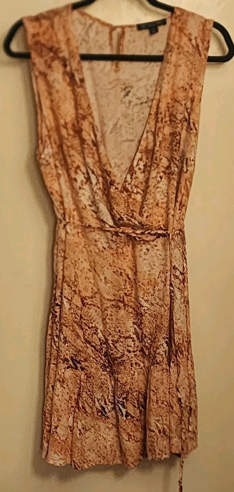 INC Short Dress, Orange Multi Snakeskin Print,Sleeveless Dress,NWOT,XL, Super…