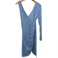NWT Bump Biddy Maternity Sash One Sleeve Dress Size Small