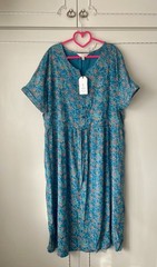 💝 Seasalt  » TRUE NOTE  » Short Sleeve Dress Size 20 NEW