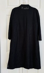 rabbit rabbit rabbit designs WOMENS DRESS SIZE 8 BLACK JACQUARD SOLID WITH BLAZE