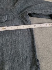 Talbots Womens 12 Medium Denim Wash Button-Up Dress