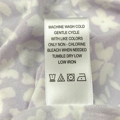 Nine Eight New York Womens Size L Empire Waist Knit Button Dress Floral Purple