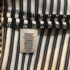 Banana Republic Women&rsquo;s Black & White Pleated Dress, Size 4 – Dry Clean Only