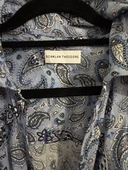 Scanlan Theodore Wo Paisley Midi Dress Size AU 8 / US 4 Printed Cotton Pockets