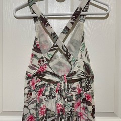 🎉Host Pick 🎉Sim & Sam’s Floral Tropical V-Neck Maxi Dress Cross Strap Size S
