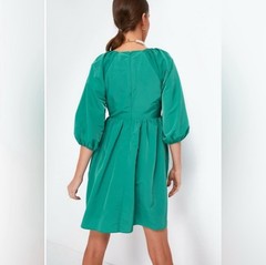 NEW Tuckernuck Hyacinth House Teal Ruched Genevieve Dress Small