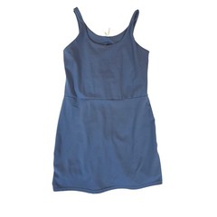 Elle Sport Active Dress Built-in Shorts Sleeveless Medium Bijou Blue Tennis Golf