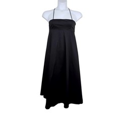 Forever 21 Womens Sleeveless Black Strappy Midi Dress Size M NWT