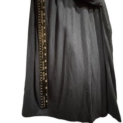 KUT from the Kloth Drape Front Sheath Mollee Size 8P Navy Blue Stretch Old Money