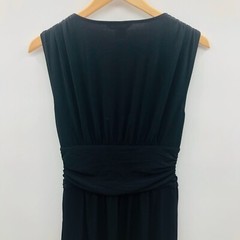 Moda International Womens Size 6 Sleeveless Ruched Sheath Dress Black Party 908